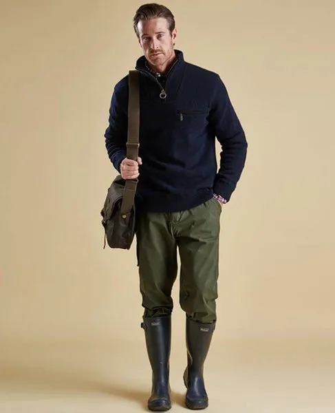 Ayton Half Zip Navy