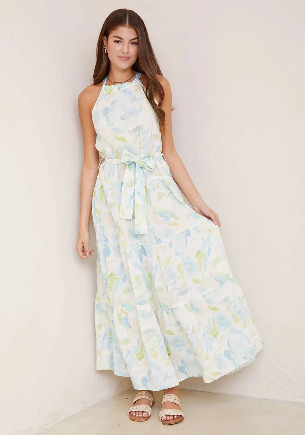 Bella Dahl Halter Maxi Dress