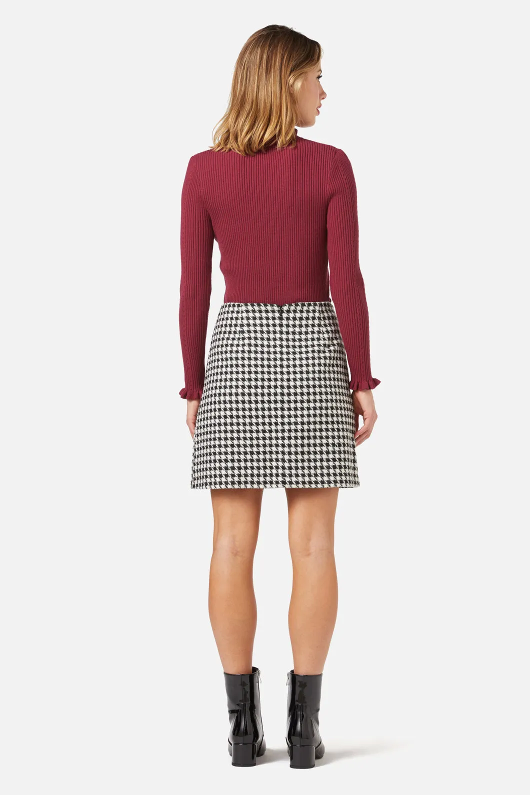 Blake Check Skirt