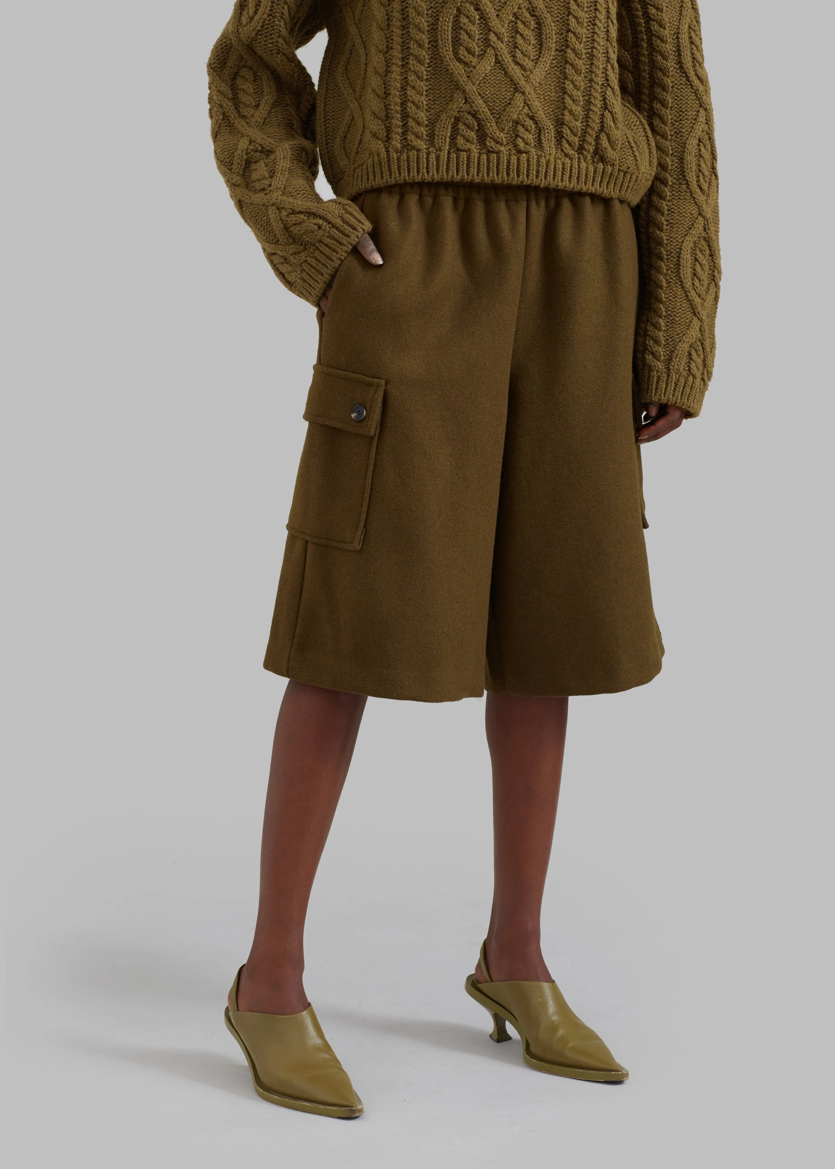 Bristol Cargo Shorts - Olive