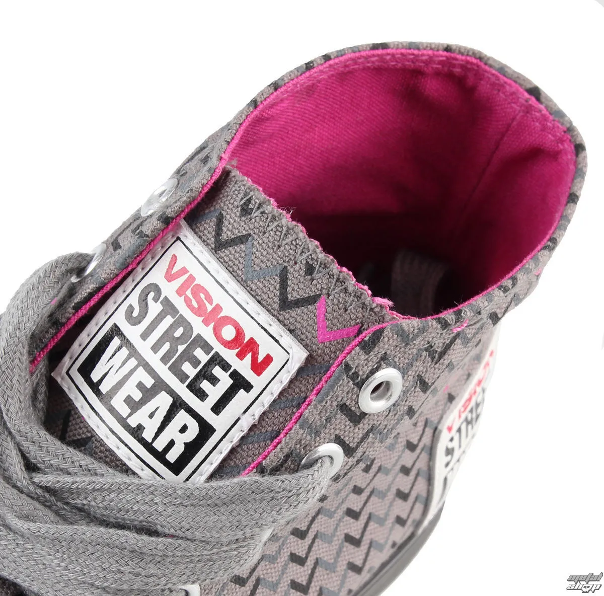 high sneakers women's Canvas HI - VISION - VWF3FWCH01  -  Metal-shop