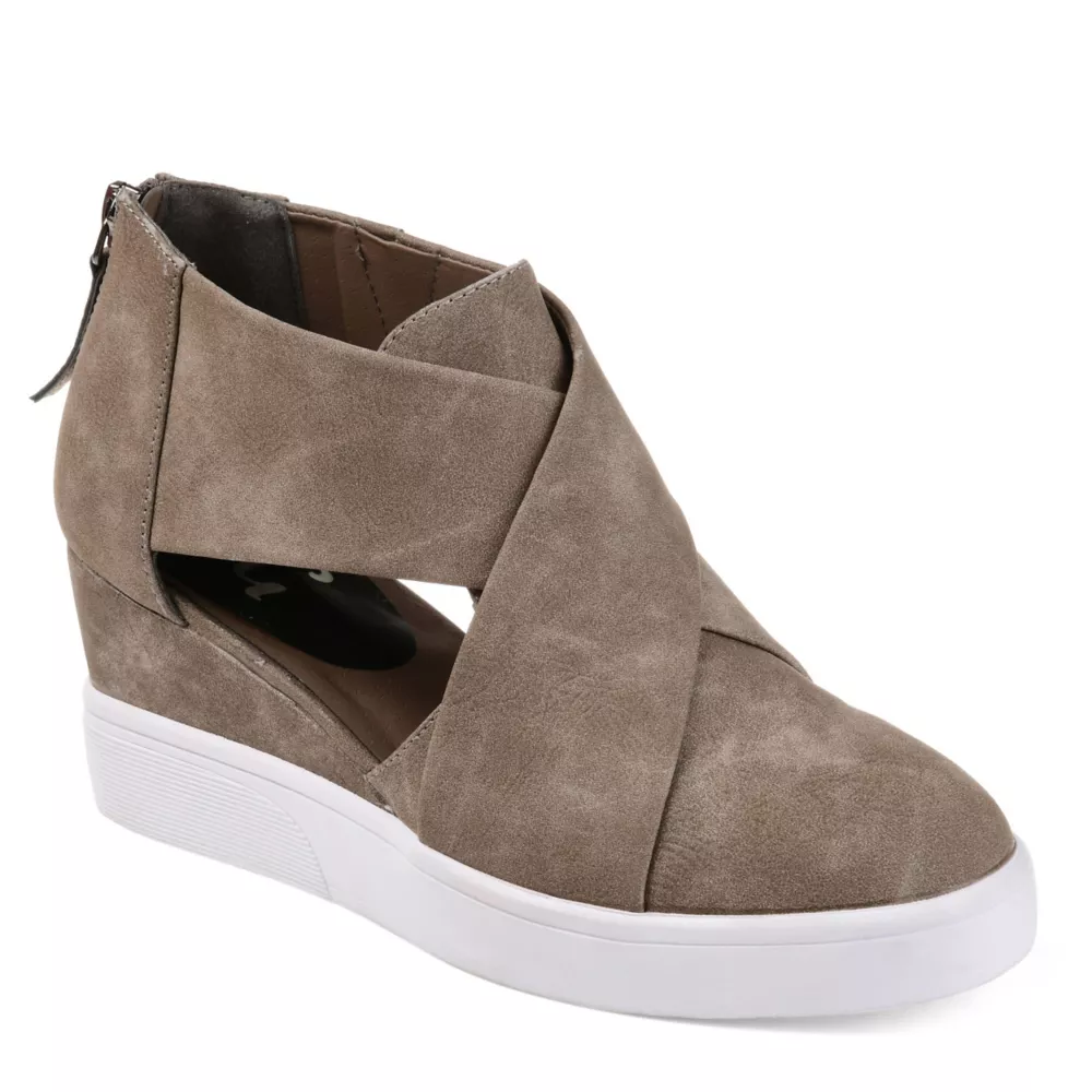 Journee Collection  WOMENS SEENA WEDGE SNEAKER