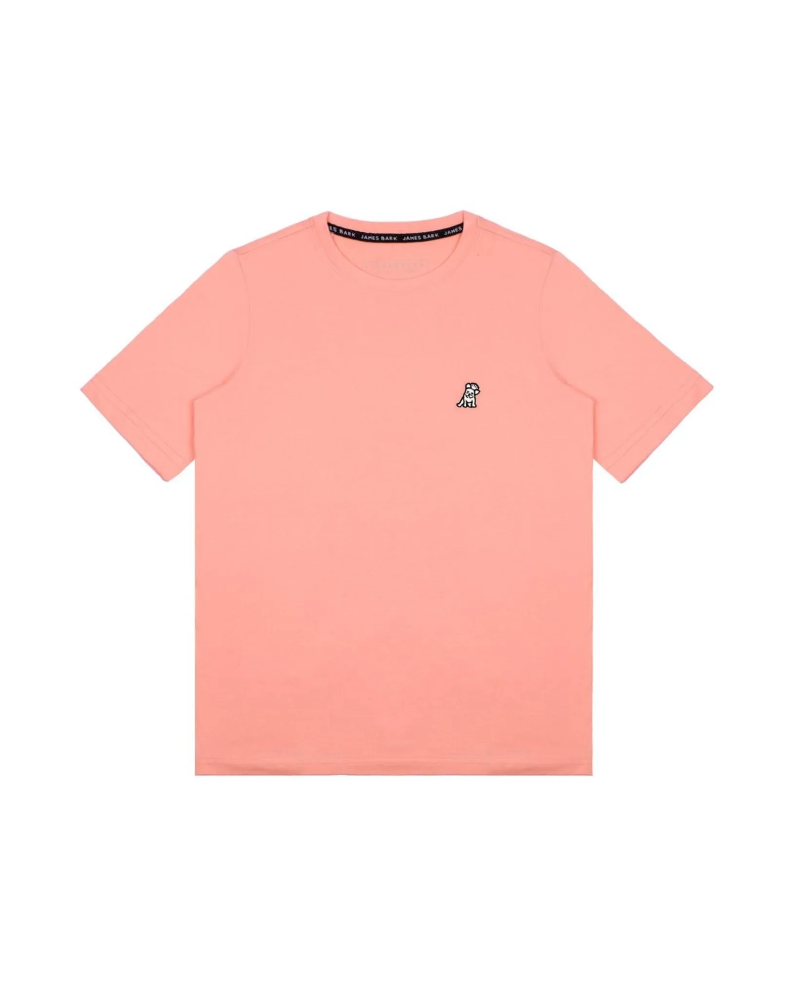 Kid's Crew Neck Jersey T-shirt - Coral A11