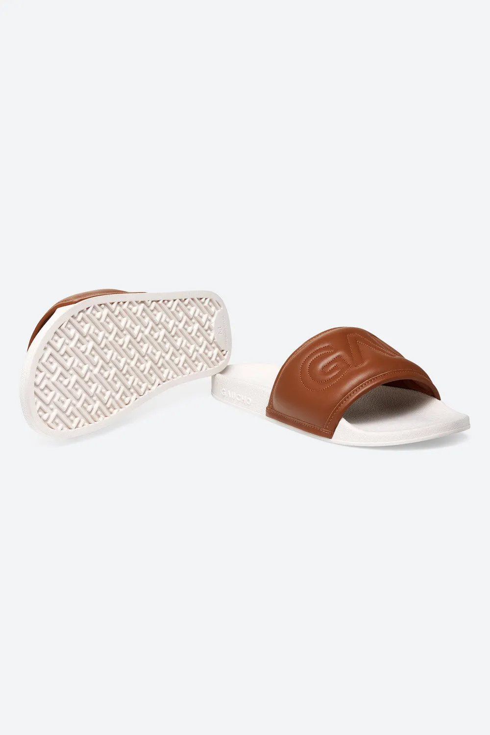 Men's Gaucho Slide Sandal in Toffee