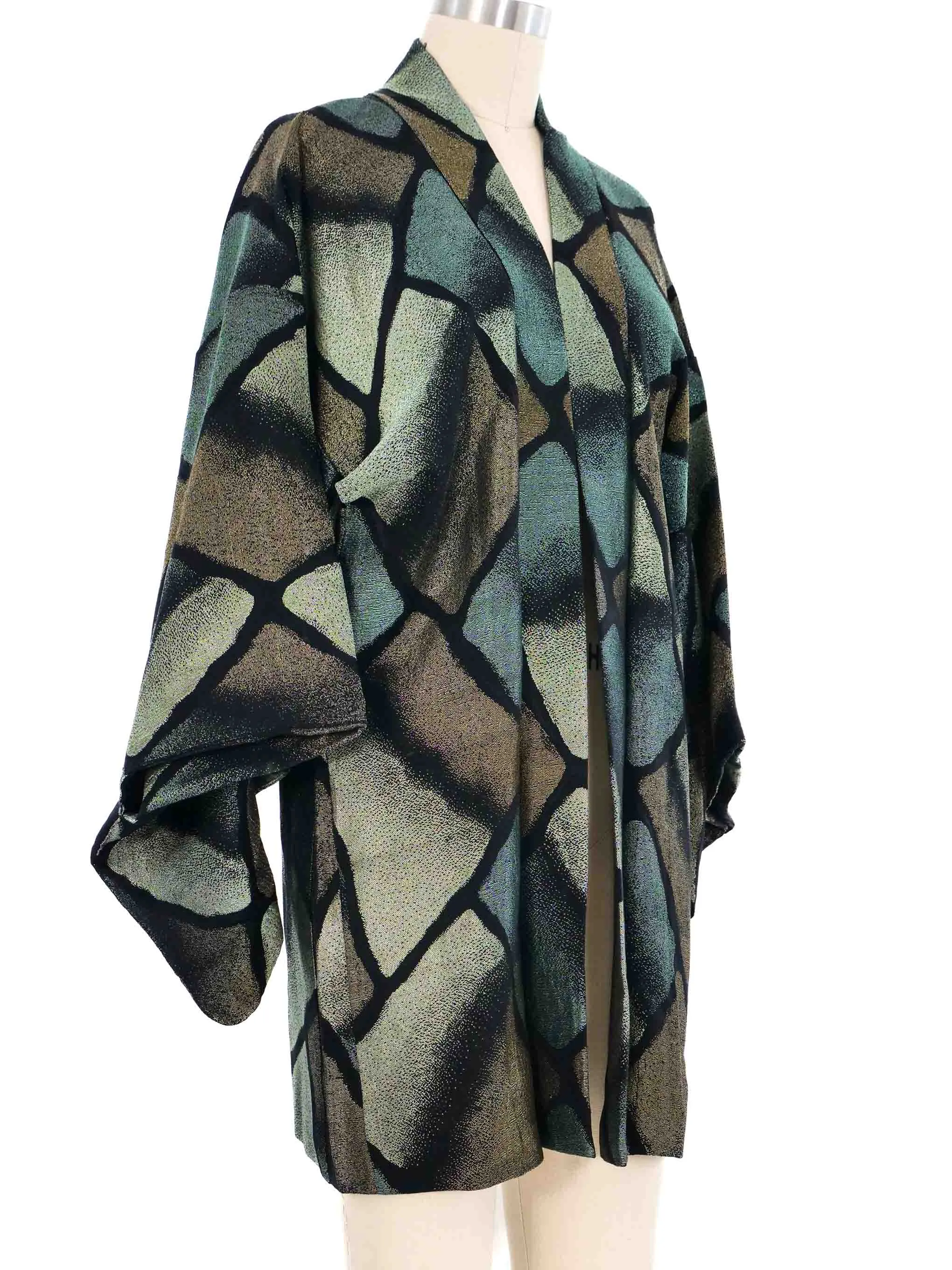 Metallic Stained Glass Kimono