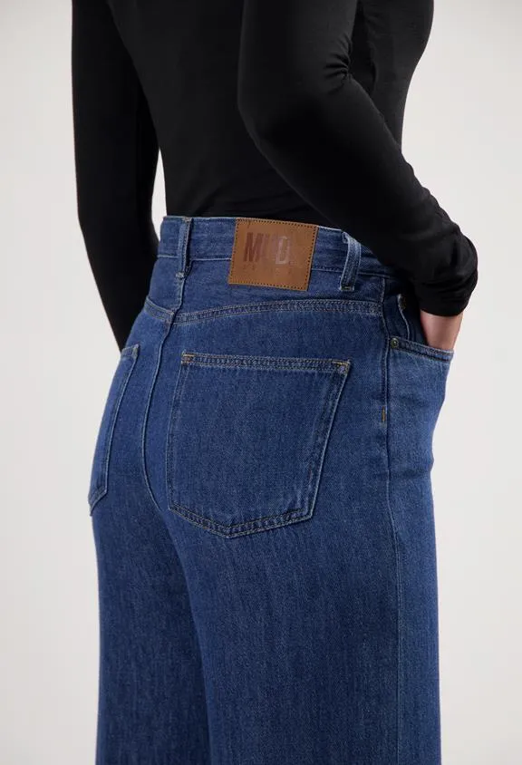 MUD Jeans Jeans High Loose Flow Sara Stone Indigo