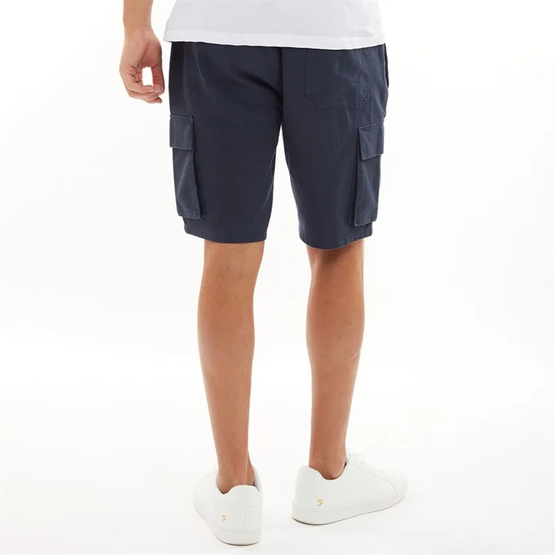 ONLY & SONS Mens Cargo Shorts Dark Navy