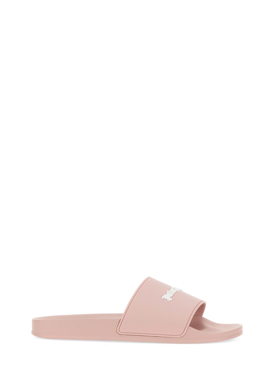 PALM ANGELS      SANDALO SLIDE CON LOGO