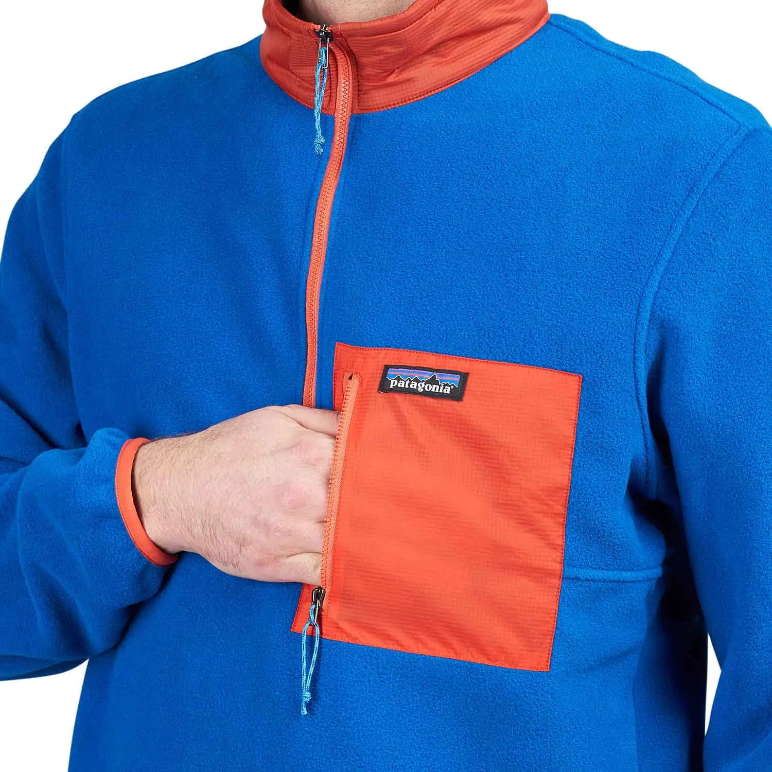 Patagonia Microdini 1/2-Zip Fleece Pullover (Blue)