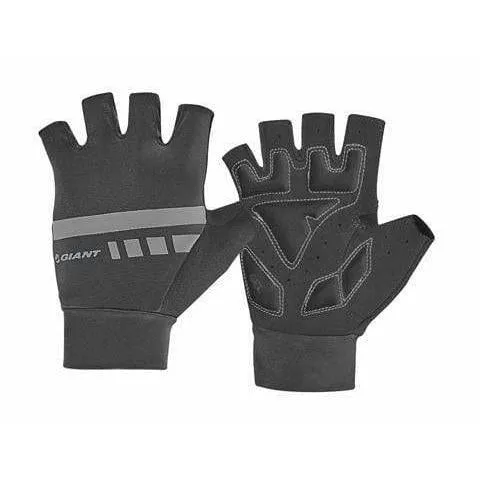 Podium Gel Fingerless Bike Gloves - Black