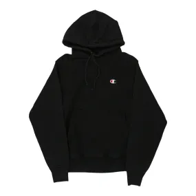 Reverse Weave Champion Hoodie - Small Black Cotton Blend