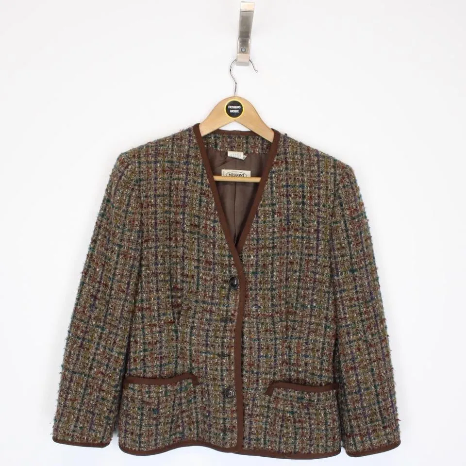 Vintage Missoni Mohair Wool Jacket Medium