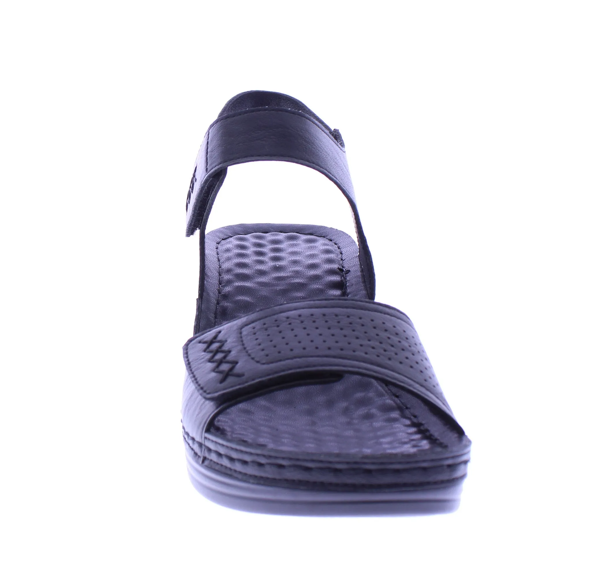 Women Double Velcro Sandal Wedge